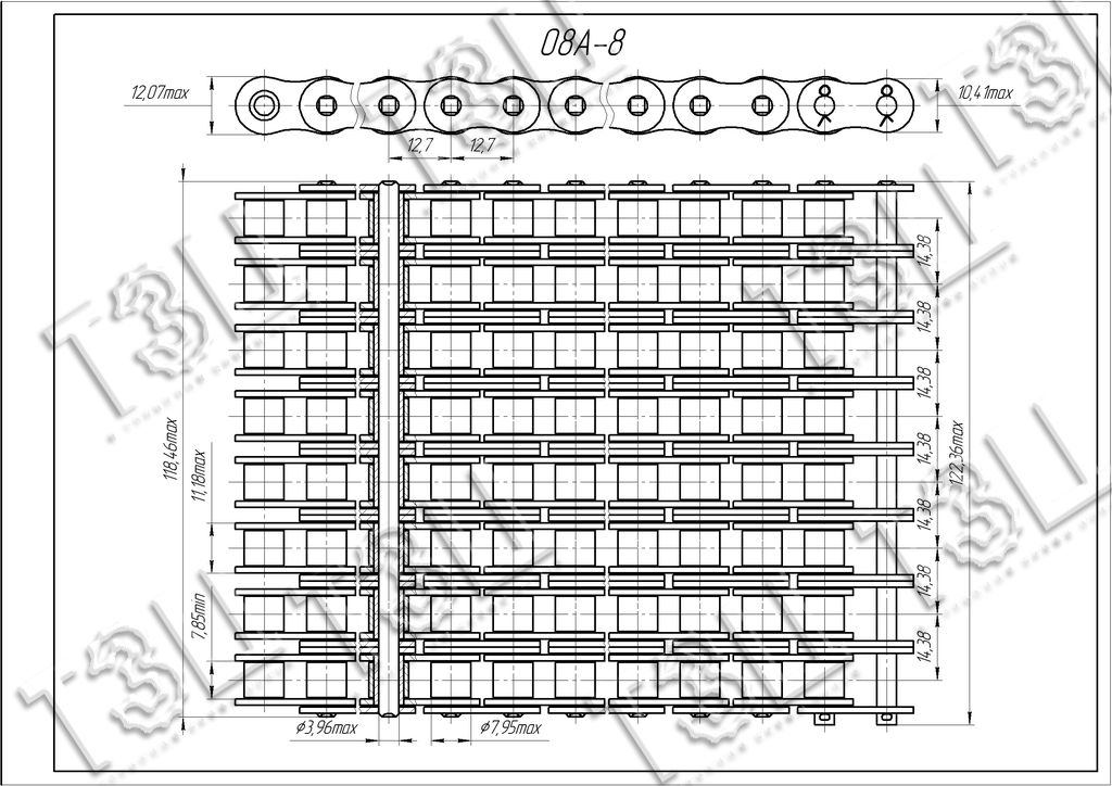 Цепь 08A-8