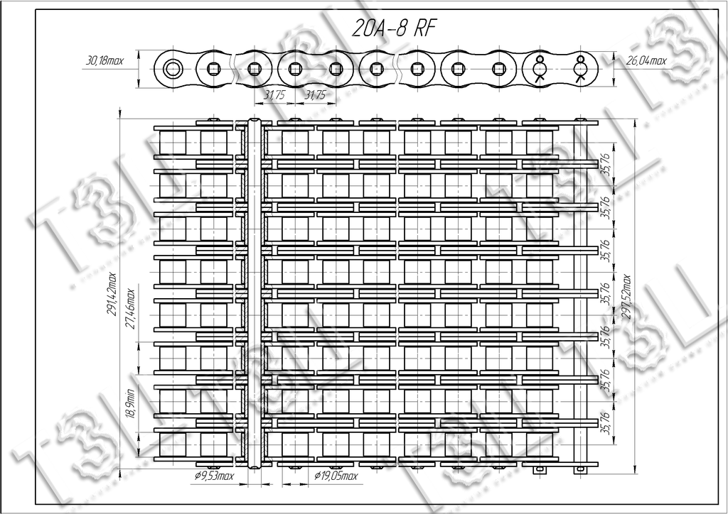 Цепь 20A-8 RF / 20A-8 SS