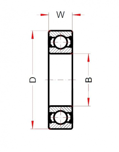 Высокотемпературные подшипники подшипник 6004 BHTS ZZ C4 220°-250° (BECO)