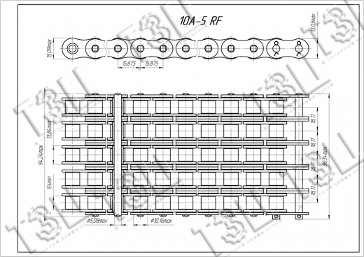 Цепь 10A-5 RF / 10A-5 SS