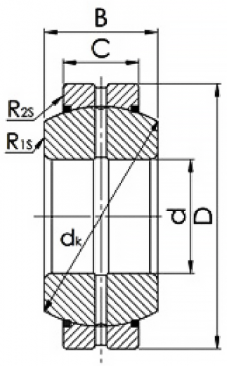 Шарнирный подшипник GE 25 ES