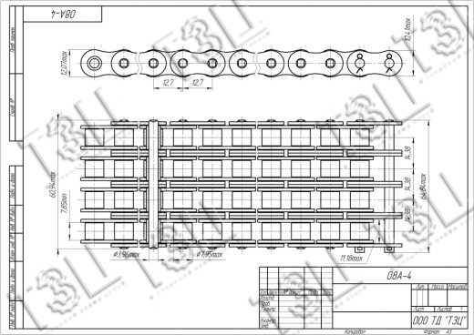 Цепь 08A-4