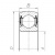 Радиальный однорядный шариковый подшипник 580205